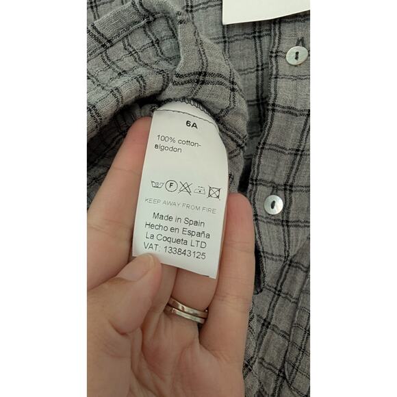 La Coqueta Caspar Plaid Cotton Boys Shirt - Picture 5 of 8